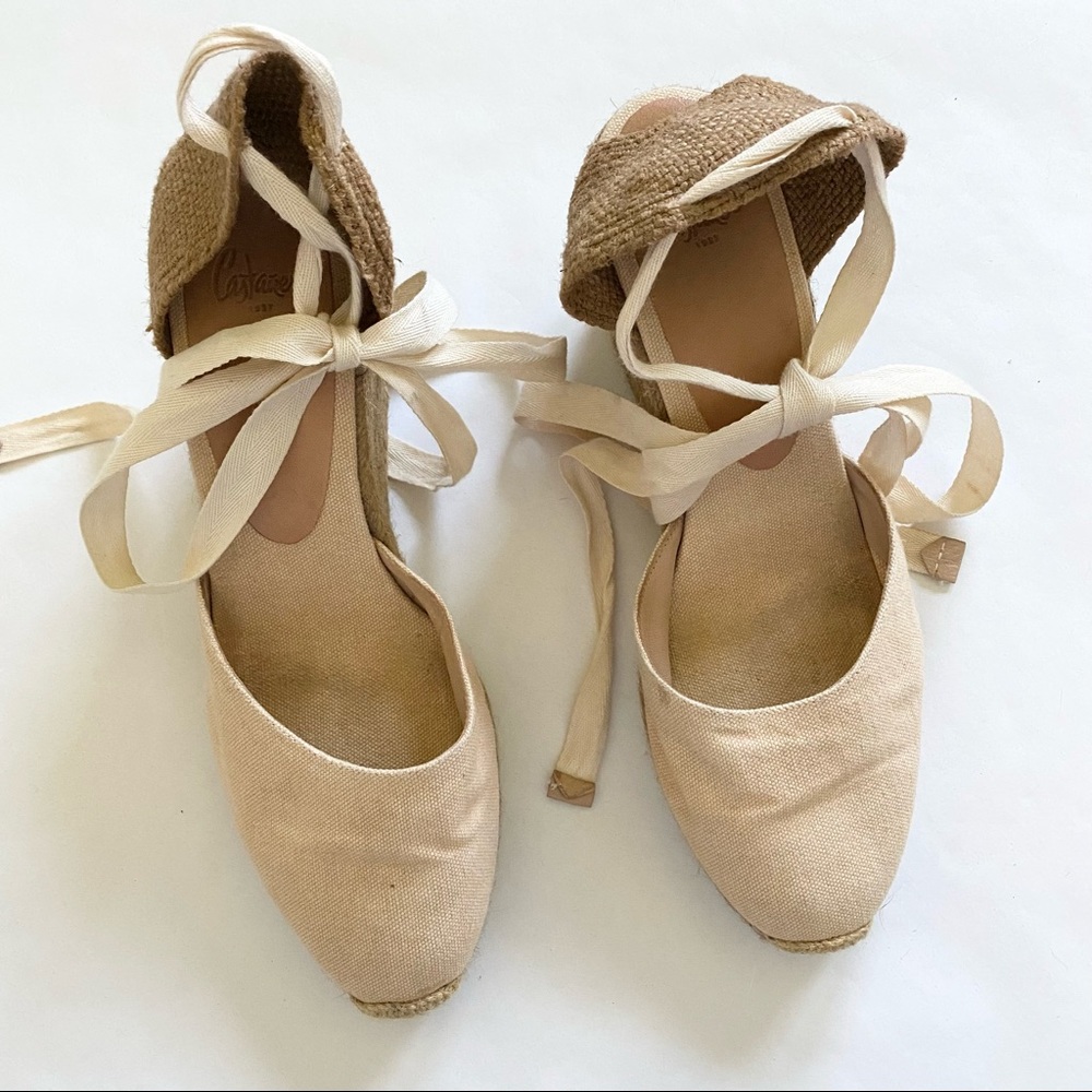 Castañer Chiara Canvas Wedge Espadrilles